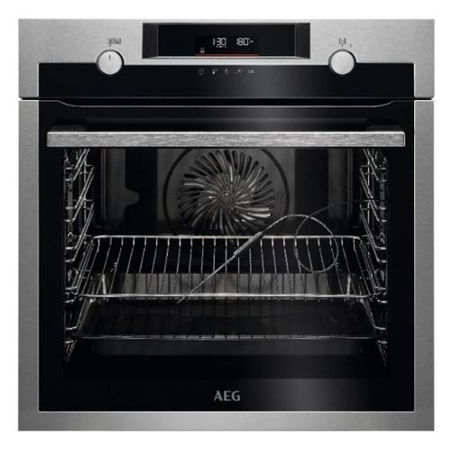 תנור בנוי AEG BPS555060M נירוסטה עם טכנולוגיית SteamBake וניקוי עצמי פירוליטי בתמונה זו רואים תנור בנוי נירוסטה מדגם AEG BPS555060M. תנור זה בעל נפח של 71 ליטר וכולל מגוון רחב של תכונות מתקדמות, כולל טכנולוגיית SteamBake הייחודית לאייג, המאפשרת אפייה מושלמת עם תוצאות קריספיות מבחוץ ורככות מבפנים. בנוסף, התנור כולל פונקציית ניקוי עצמי פירוליטית, המאפשרת ניקוי קל ונוח ללא מאמץ.