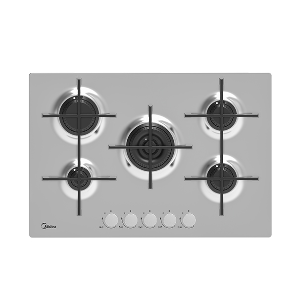 כיריים גז 5 להבות MIDEA נירוסטה SLIM DESIGN דגם 75SQ503 כיריים גז 5 להבות נירוסטה SLIM DESIGN דגם 75SQ503 עיצוב מודרני וחדשני המבטיח עבודה חכמה ויעילה במטבח. 5 להבות חכמות עם מערכת הצתה אלקטרונית לשליטה מדויקת