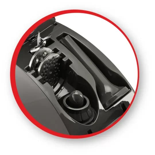 מטחנת בשר Moulinex ME682827 ‏2000W עם Reverse ואביזרי קובה ונקניקיות | יבואן רשמי