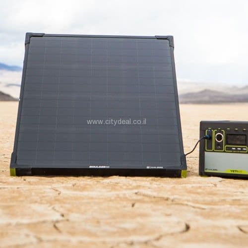 פאנל סולארי GOALZERO Boulder 50 – פאנל קשיח 50W לשטח ולתחנות כוח | יבואן רשמי-משלוח מהיר