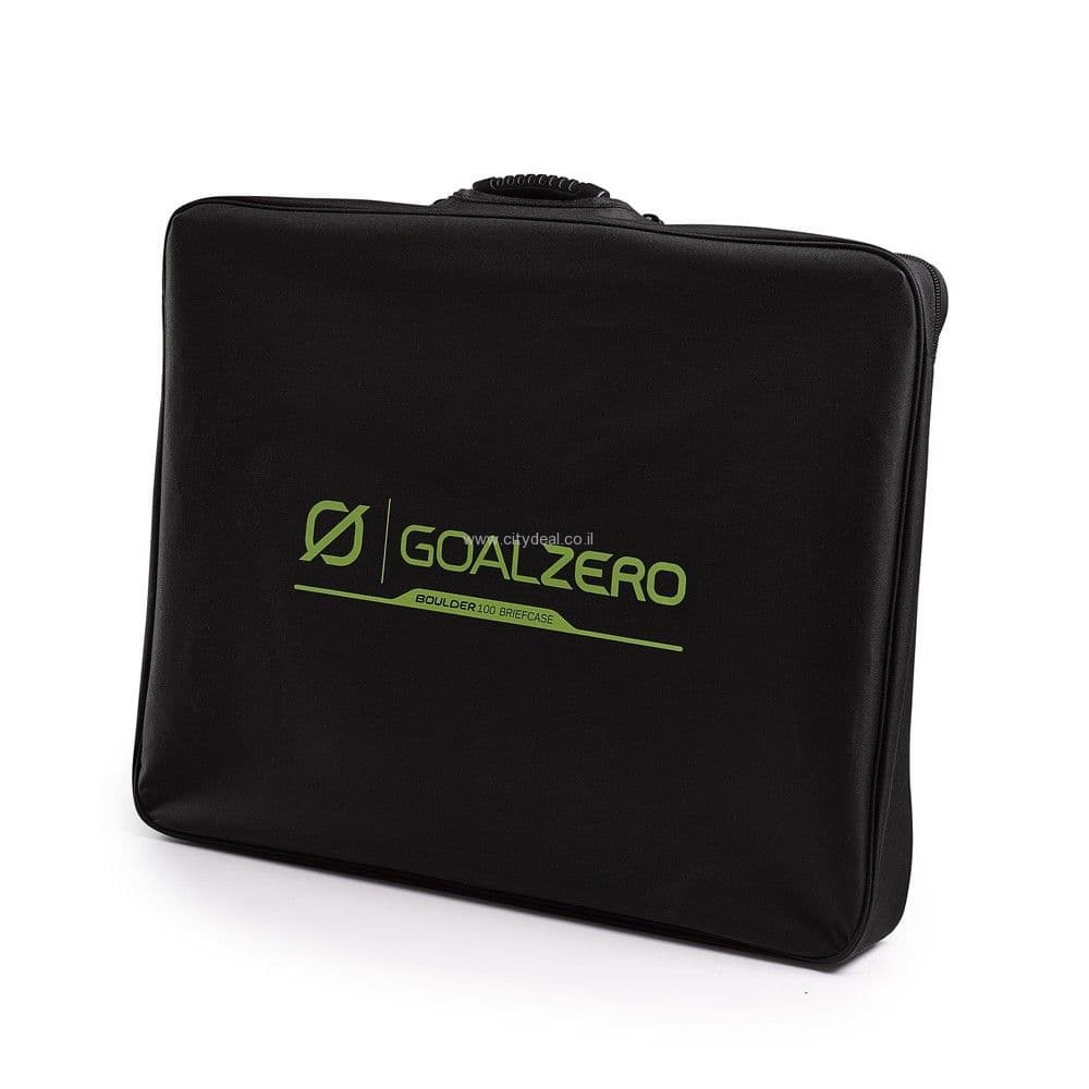 פאנל סולארי GOALZERO דגם BRIEFCASE BOULDER 100 יבואן רשמי