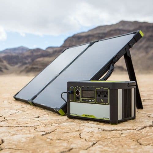 פאנל סולארי GOALZERO דגם BRIEFCASE BOULDER 100 יבואן רשמי