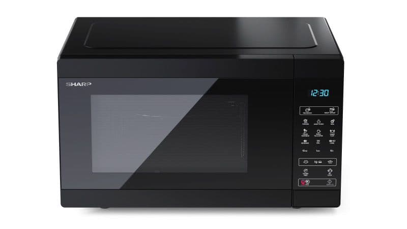 מיקרוגל משולב גריל Sharp R-709B – נפח 25 ליטר עם פאנל בעברית | יבואן רשמי-משלוח מהיר