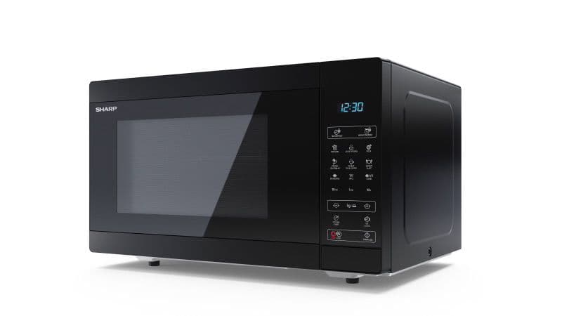 מיקרוגל משולב גריל Sharp R-709B – נפח 25 ליטר עם פאנל בעברית | יבואן רשמי-משלוח מהיר