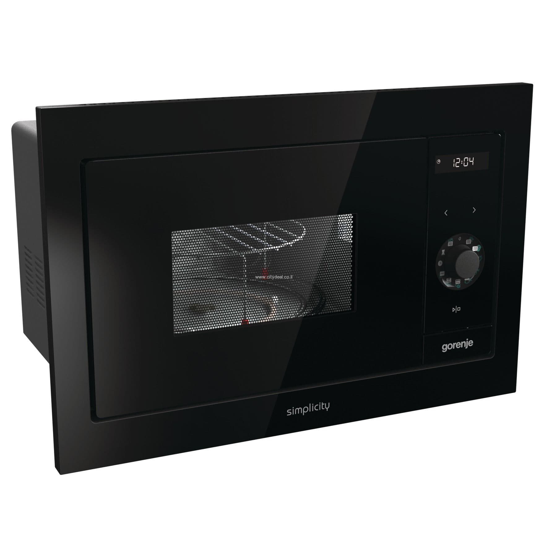 מיקרוגל בנוי Gorenje BM235SYB משולב גריל 23 ליטר |   משלוח מהיר