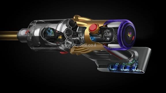 ‏שואב אבק עומד Dyson V12 Detect Slim Absolute | יבואן רשמי