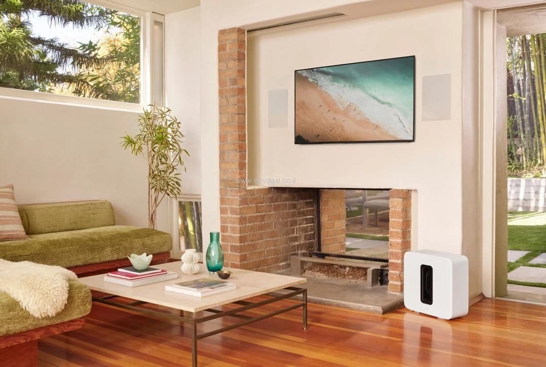 מגבר סטרימינג חכם Sonos Amp – לרמקולים פסיביים, טלוויזיה ומולטי־רום | יבואן רשמי