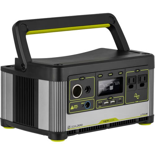 תחנת כוח ניידת GOALZERO Yeti 500X – קיבולת 505Wh לגיבוי, שטח וחירום | יבואן רשמי-משלוח מהיר
