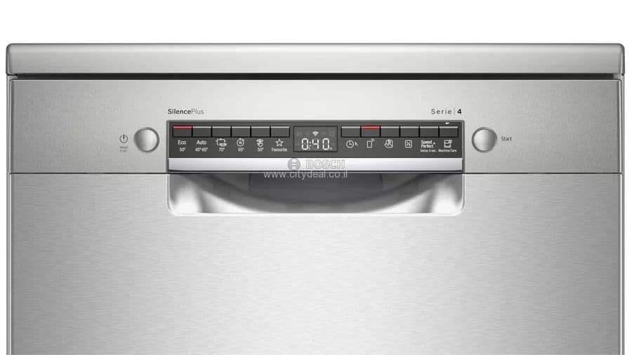 מדיח כלים רחב Bosch SMS4ECI26E תוצרת גרמניה - שקט במיוחד עם Home Connect וייבוש אוטומטי