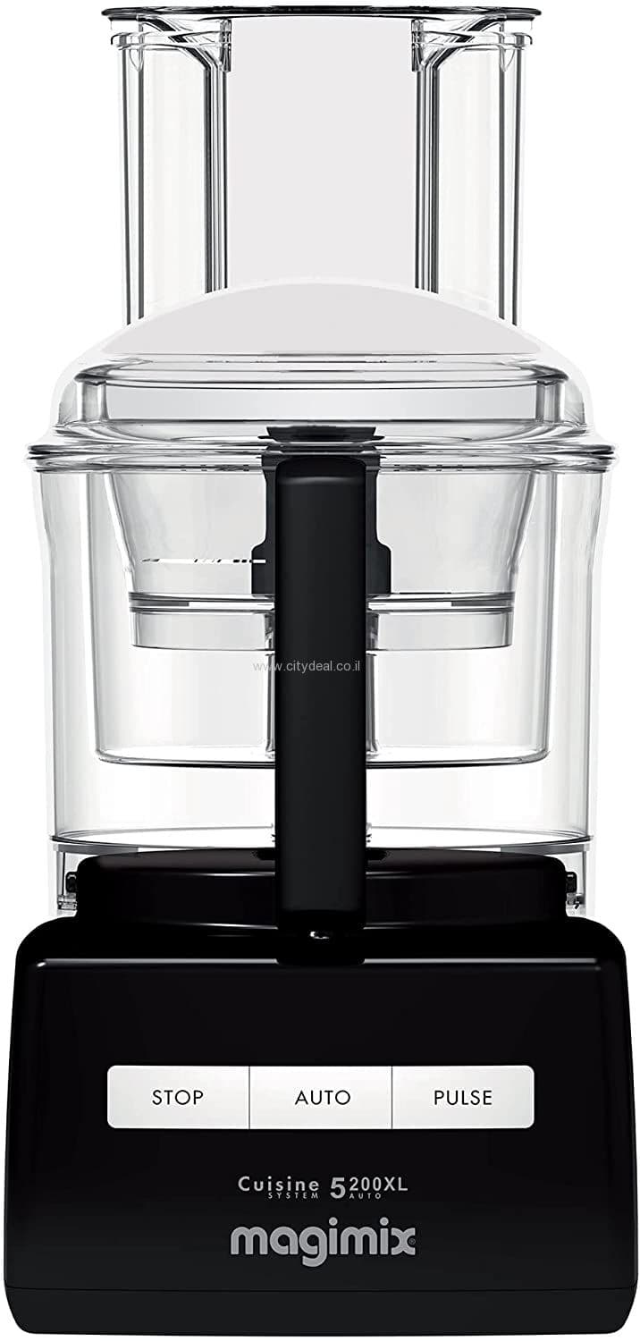 Magimix CS5200JNXL Premium: מעבד המזון המוביל 3.6 ליטר | שחור | תוצרת צרפת יבואן רשמי | משלוח מהיר