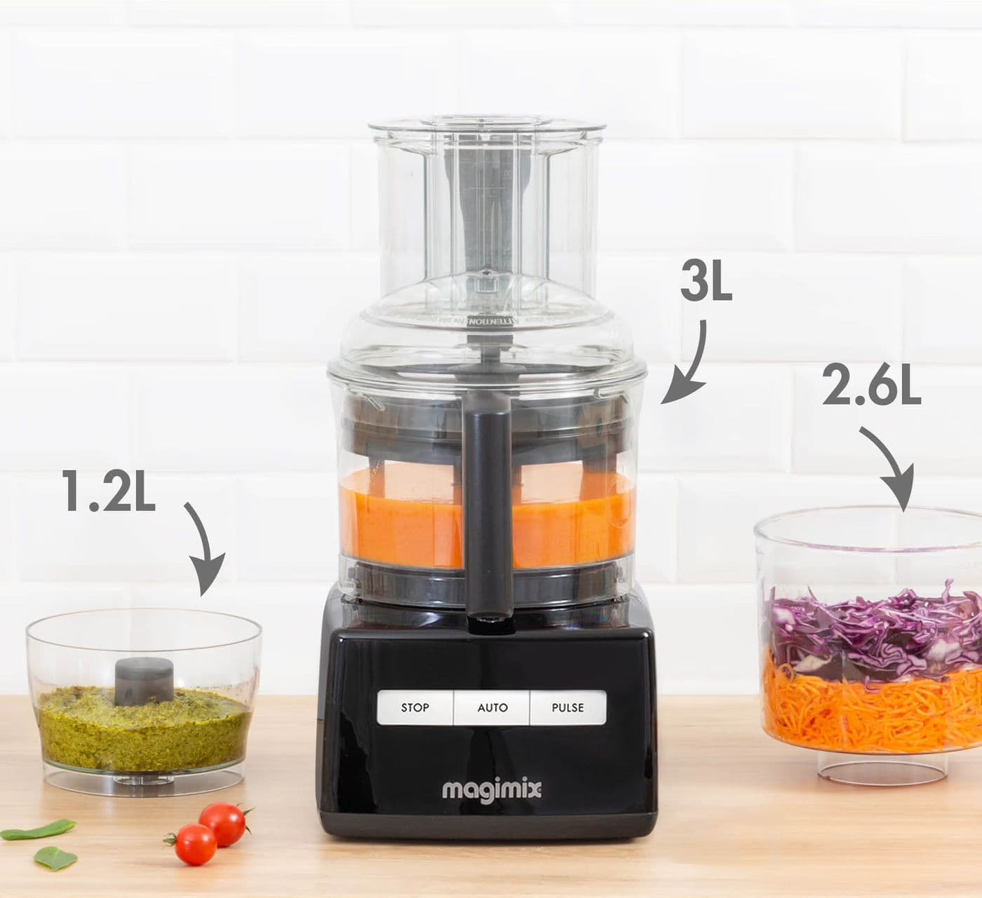 Magimix CS5200JNXL Premium: מעבד המזון המוביל 3.6 ליטר | שחור | תוצרת צרפת יבואן רשמי | משלוח מהיר