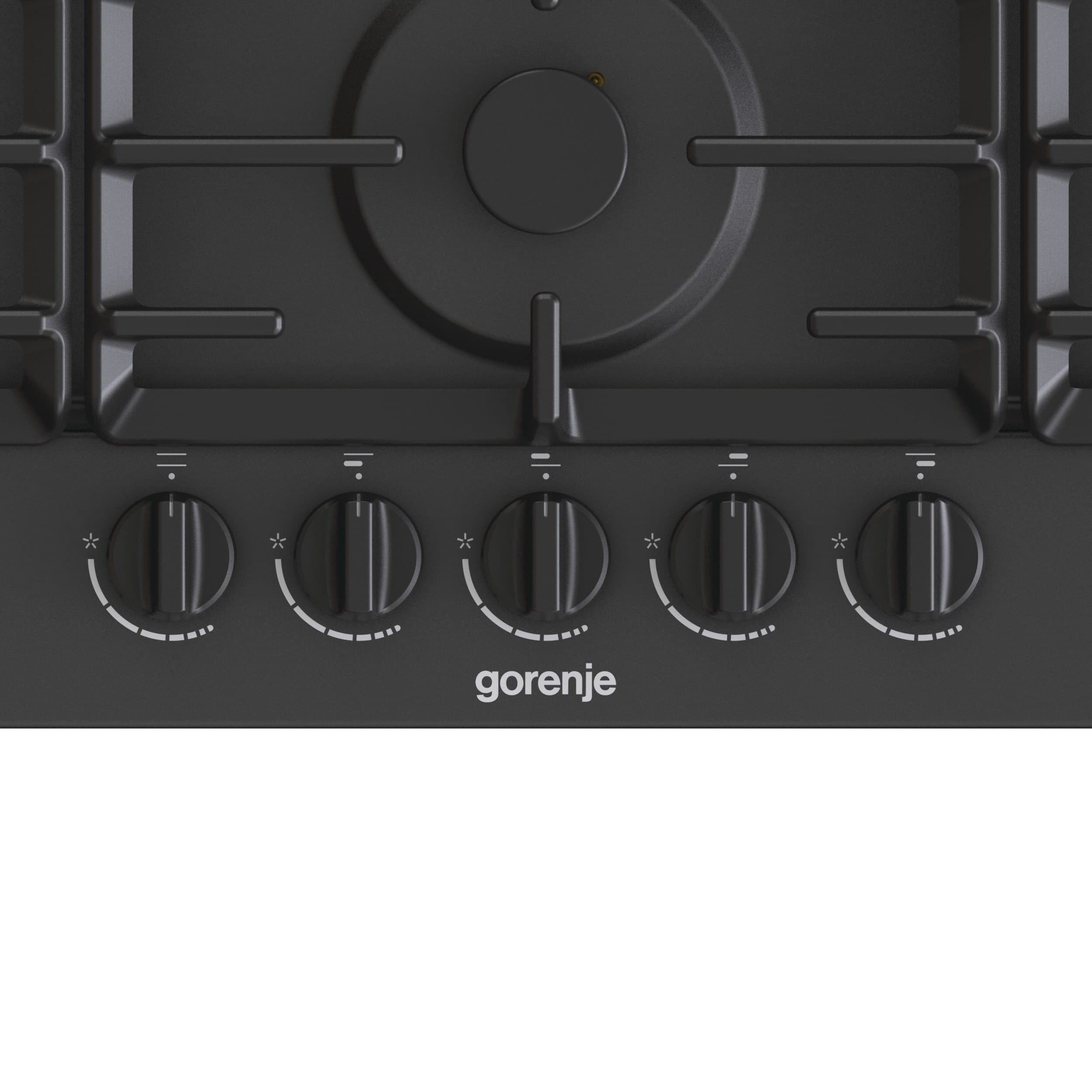 כיריים גז Gorenje GW951MB עם 5 מבערים ברוחב 90 ס"מ-גימור שחור | משלוח מהיר