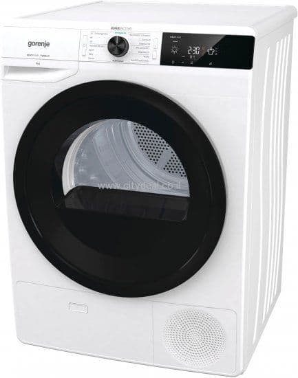 מייבש כביסה 9 ק״ג משאבת חום Gorenje DPE92 | חסכוני ושקט  | TwinAir |
