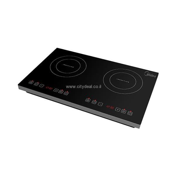 כיריים אינדוקציה 2 מוקדים Midea MC-ID358 Full Touch - זכוכית שחורה - יבואן רשמי | משלוח מהיר