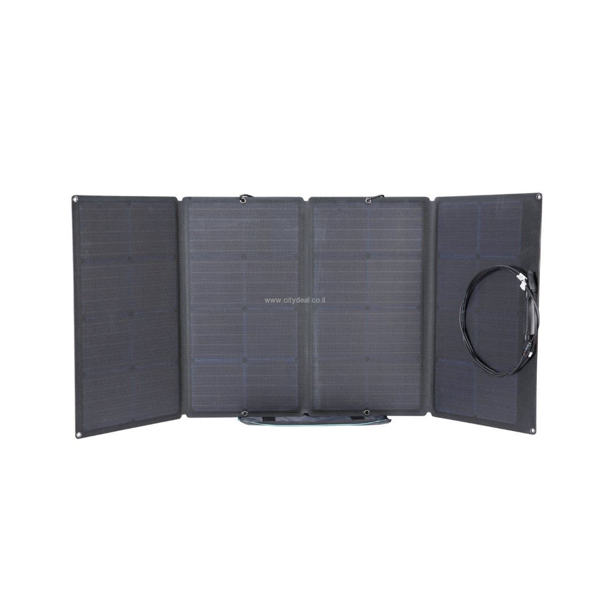 פאנל סולארי מתקפל EcoFlow 160W – טעינה סולארית ניידת ויעילה לתחנות כוח | יבואן רשמי-משלוח מהיר
