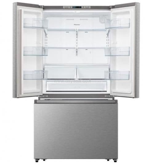 מקרר 3 דלתות מקפיא תחתון Hisense RT102S בנפח 670 ליטר עם בר מים פנימי ויצרן קרח מצב שבת | יבואן רשמי