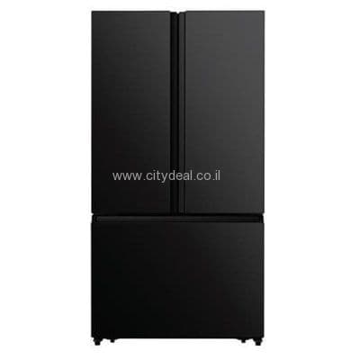 מקרר 3 דלתות מקפיא תחתון Hisense RT102B ULTIMATE בנפח 670 ליטר שחור מט עם בר מים ויצרן קרח מצב שבת | יבואן רשמי | משלוח מהיר