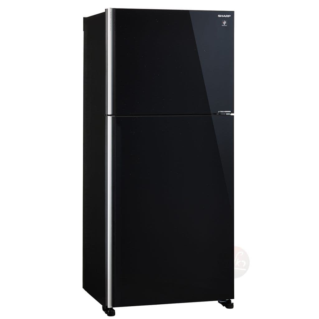 מקרר מקפיא עליון 2 דלתות Sharp SJ-3655 שארפ 558 ליטר שחור עם פיקוד שבת - יבואן רשמי