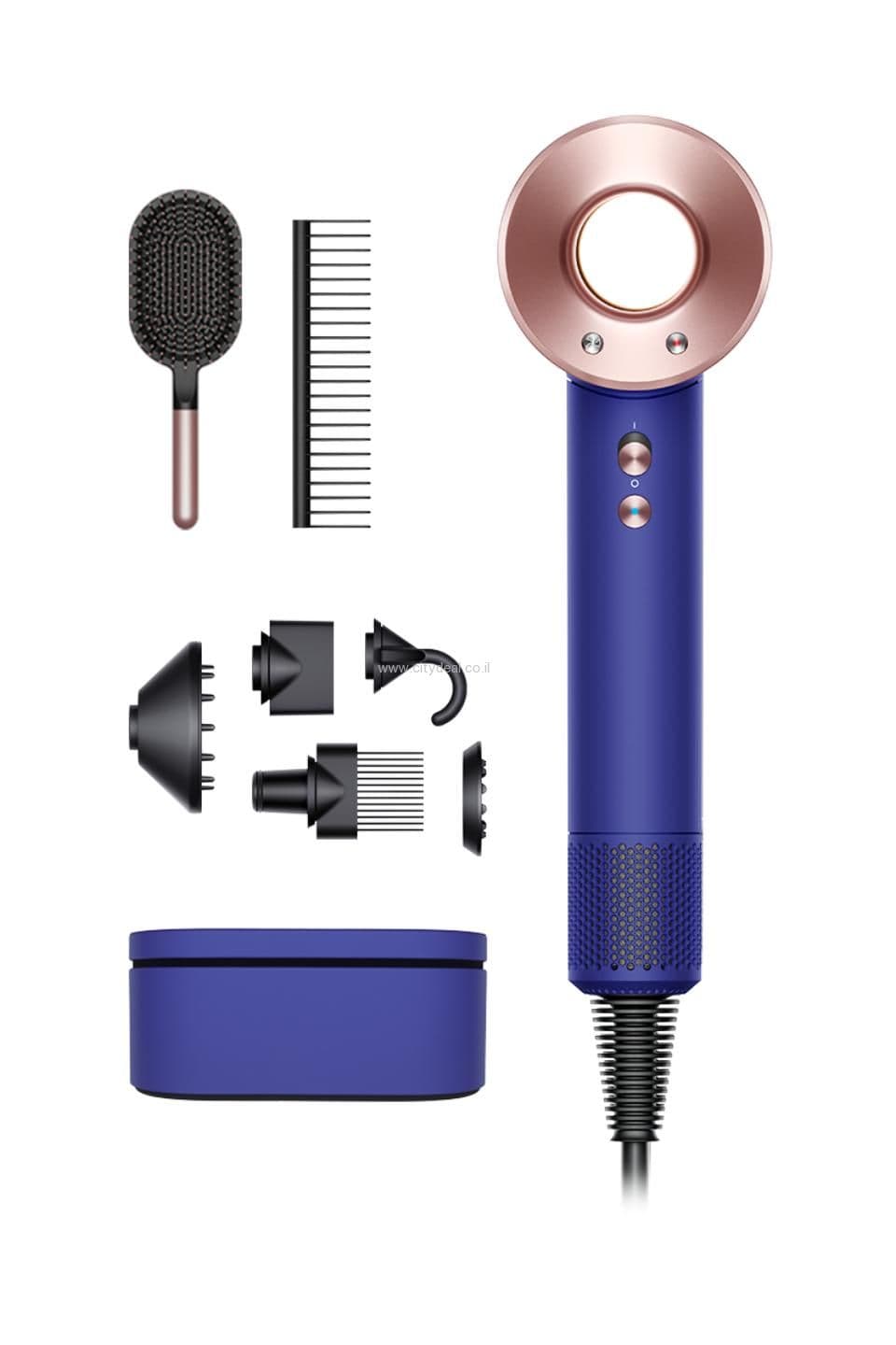 מייבש שיער Dyson Supersonic HD07 Blue דייסון יבואן רשמי