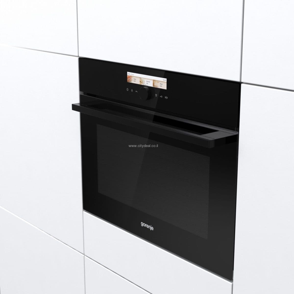 תנור בנוי 45 ס"מ משולב מיקרוגל Gorenje BCM598S17BG | משלוח מהיר
