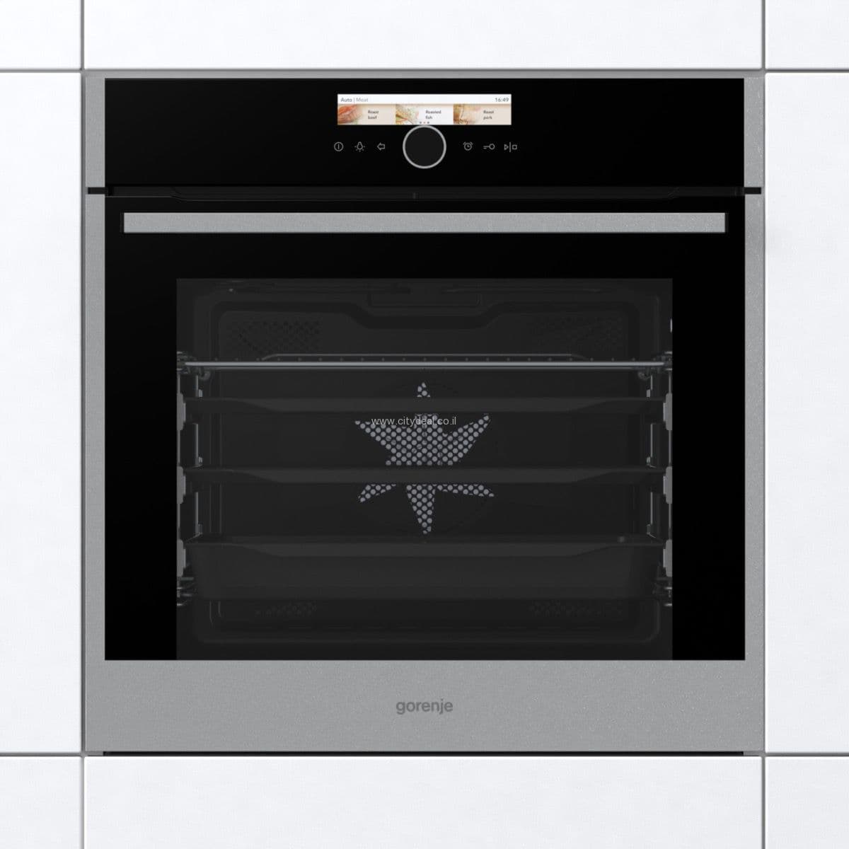 תנור בנוי פירולטי gorenje BOP798S24BG בגימור שחור-משלוח מהיר