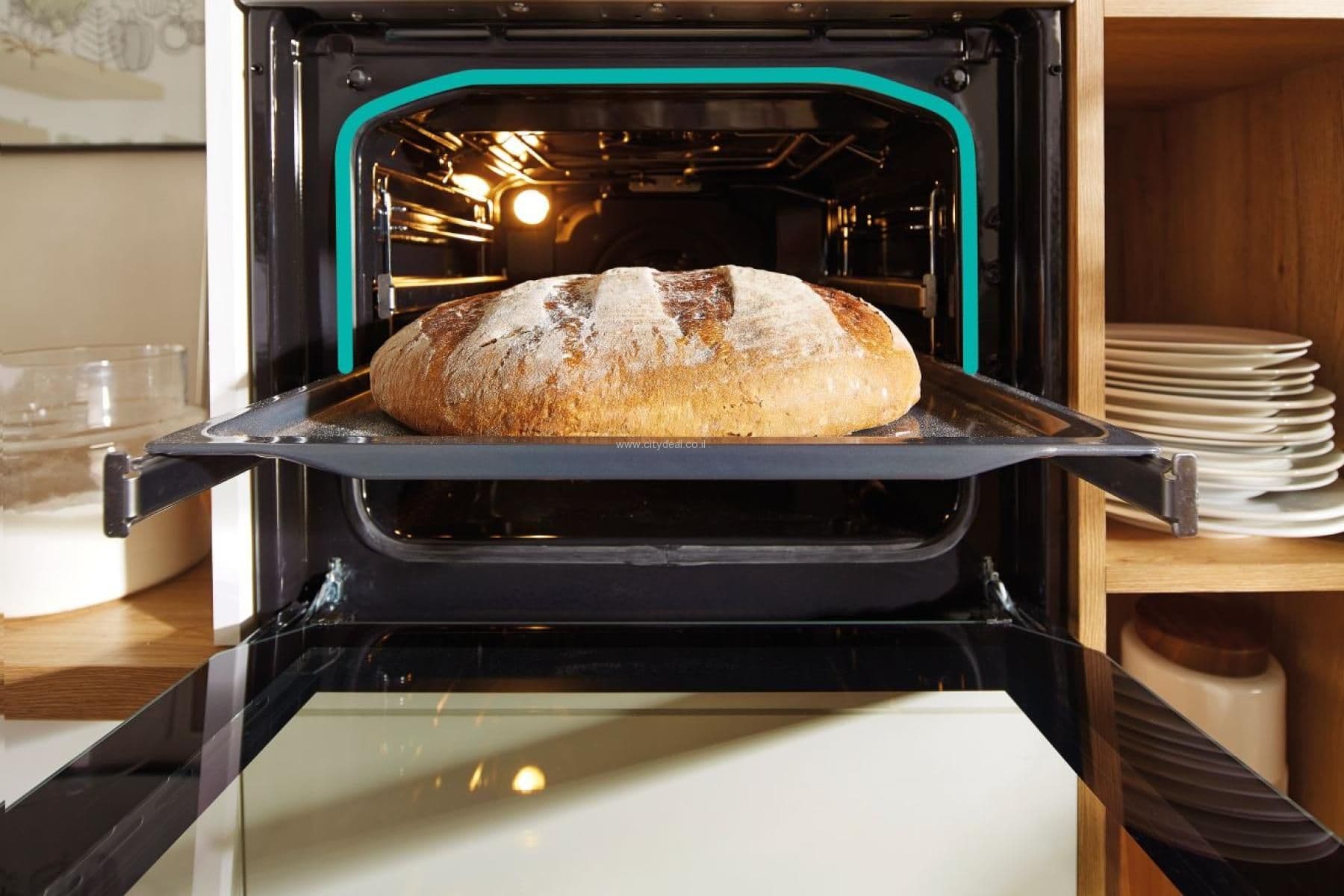 תנור בנוי פירולטי gorenje BOP798S24BG בגימור שחור-משלוח מהיר
