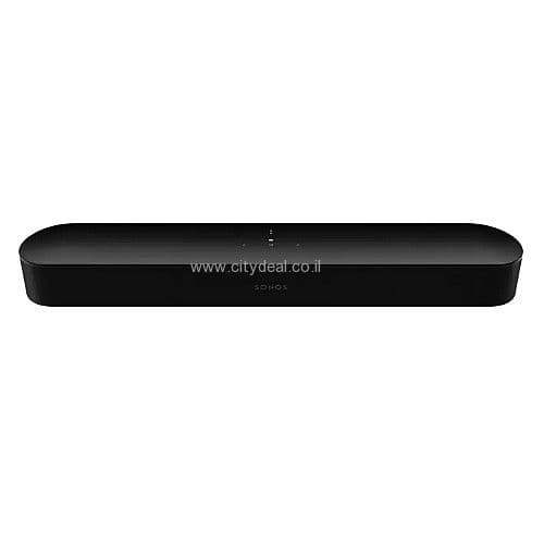 מקרן קול Sonos Beam Gen 2 עם  Dolby Atmos חכם וקומפקטי לסלון צבע שחור | יבואן רשמי-משלוח מהיר