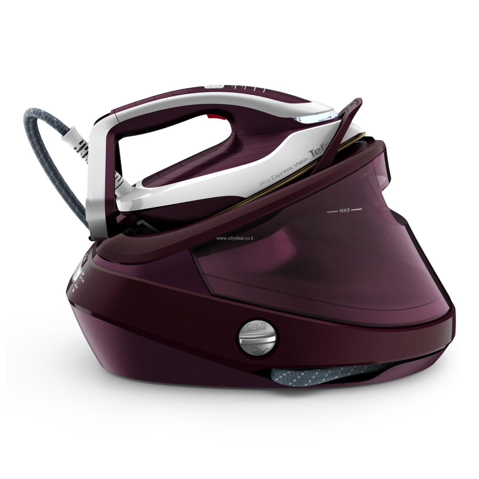 מגהץ קיטור Tefal Pro Express Vision GV9810E0 – לחץ 8.3 בר תוצרת צרפת | יבואן רשמי 5 שנות אחריות