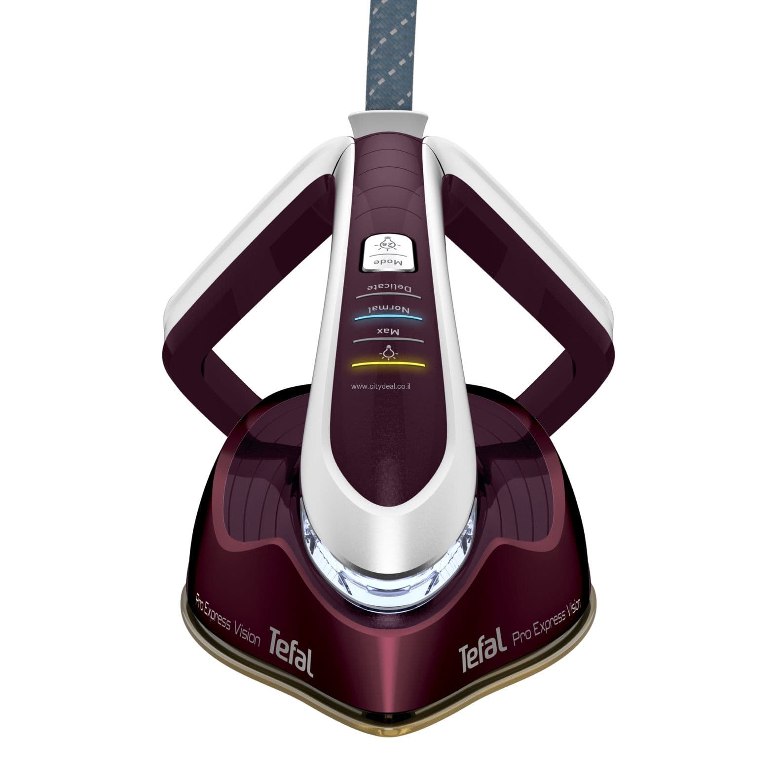 מגהץ קיטור Tefal Pro Express Vision GV9810E0 – לחץ 8.3 בר תוצרת צרפת | יבואן רשמי 5 שנות אחריות