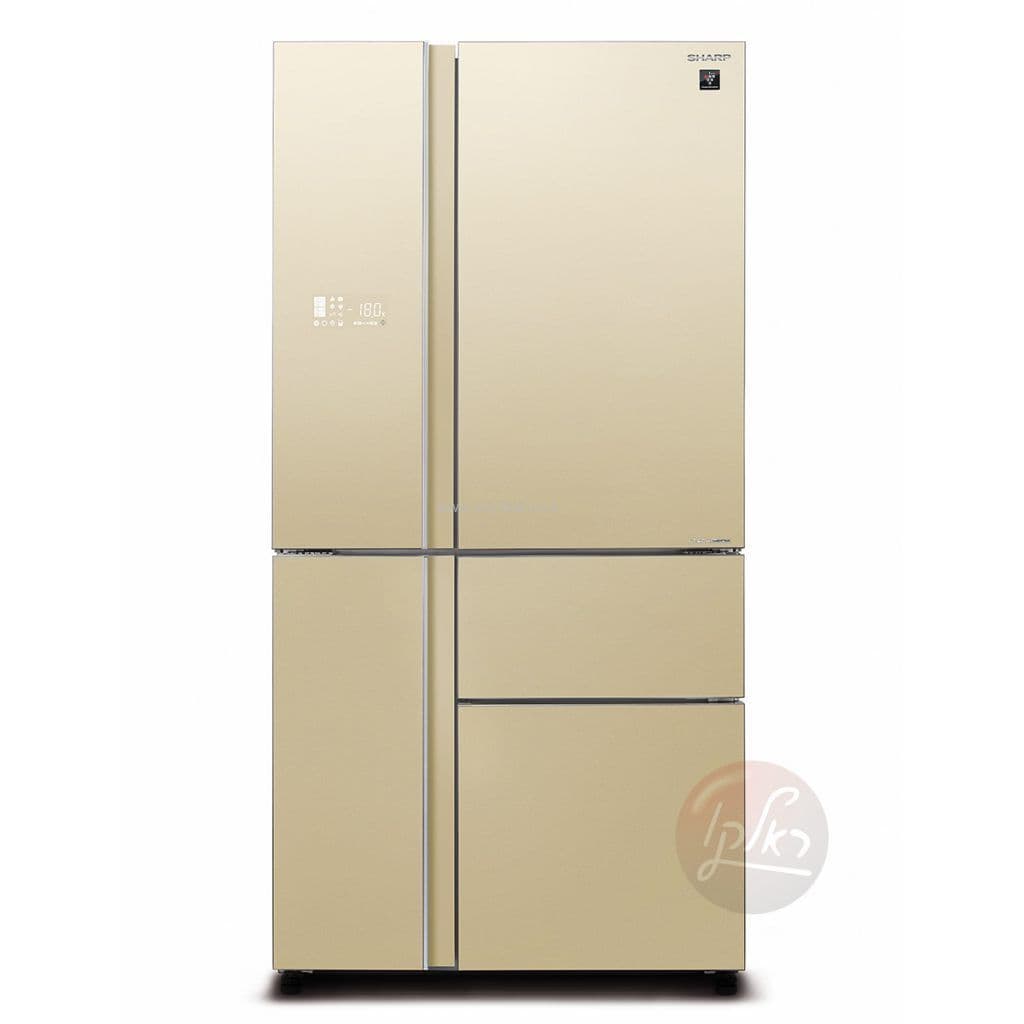 מקרר 5 דלתות Sharp SJ-R9730 – ‏668 ליטר מהדרין עם PLASMACLUSTER וחלל פנימי ללא מחיצה גימור שמפניה | יבואן רשמי