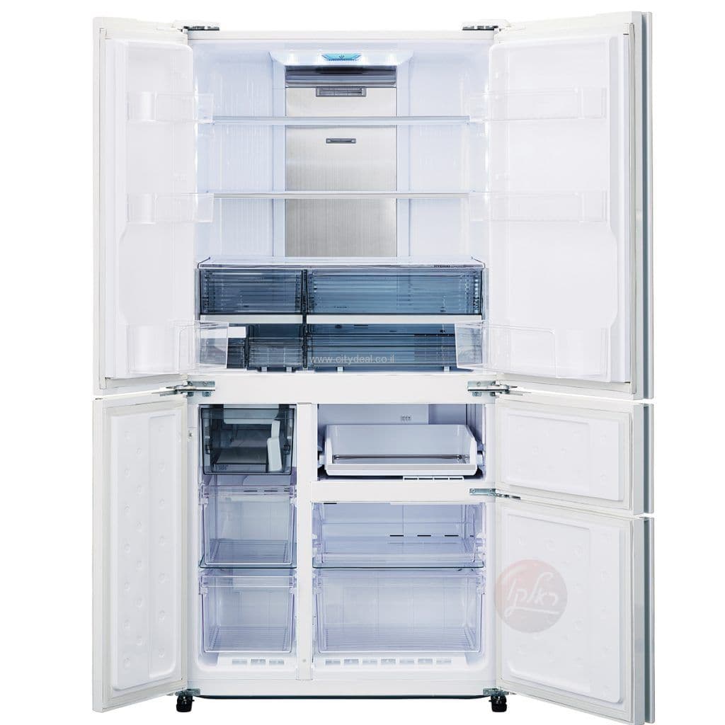 מקרר 5 דלתות Sharp SJ-9630W – ‏661 ליטר מהדרין עם PLASMACLUSTER וחלל ענק ללא מחיצה | יבואן רשמי