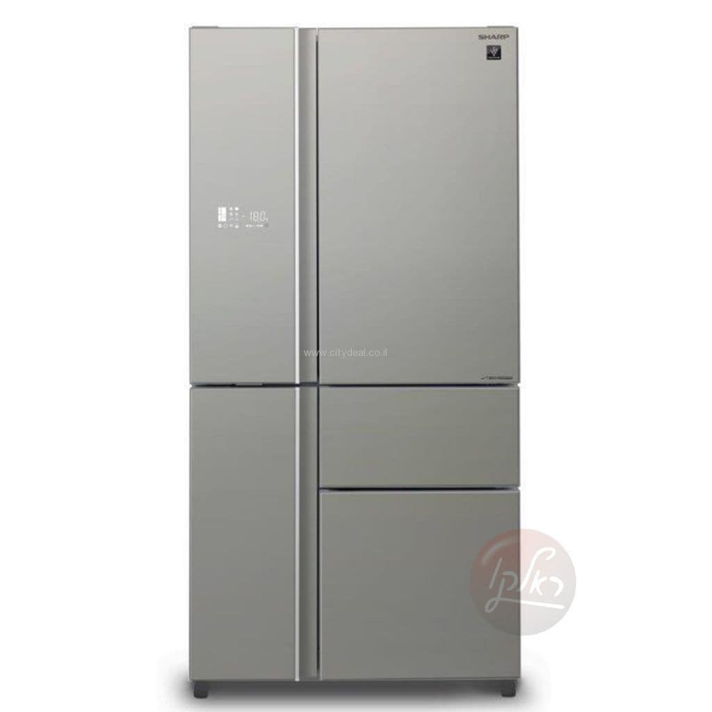 מקרר 5 דלתות Sharp SJ-R9733SL – ‏668 ליטר מהדרין עם PLASMACLUSTER וחלל ענק ללא מחיצה | יבואן רשמי