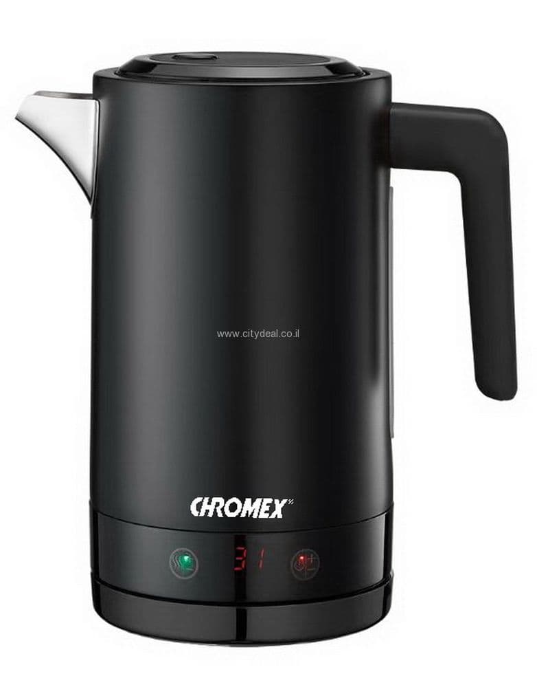 קומקום חשמלי דיגיטלי CHROMEX דגם CH-780 יבואן רשמי