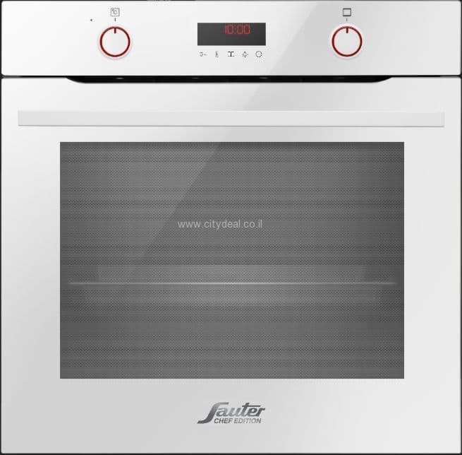 תנור בנוי בנפח 77 ליטר Sauter Cuisine 7500W עם Soft Steam | יבואן רשמי | משלוח מהיר
