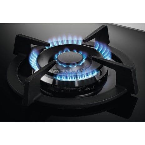 Zanussi ZGO68420BA ‏כיריים גז 60 ס״מ זכוכית שחורה זנוסי יבואן רשמי | משלוח מהיר