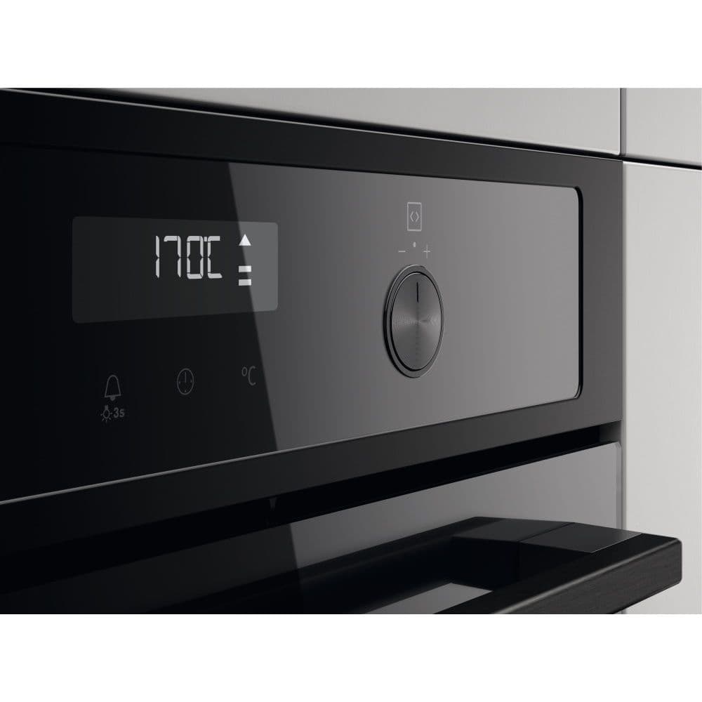Zanussi ZOPKD7K1A- ‏תנור בנוי פירולוטי 75 ליטר שחור זנוסי יבואן רשמי