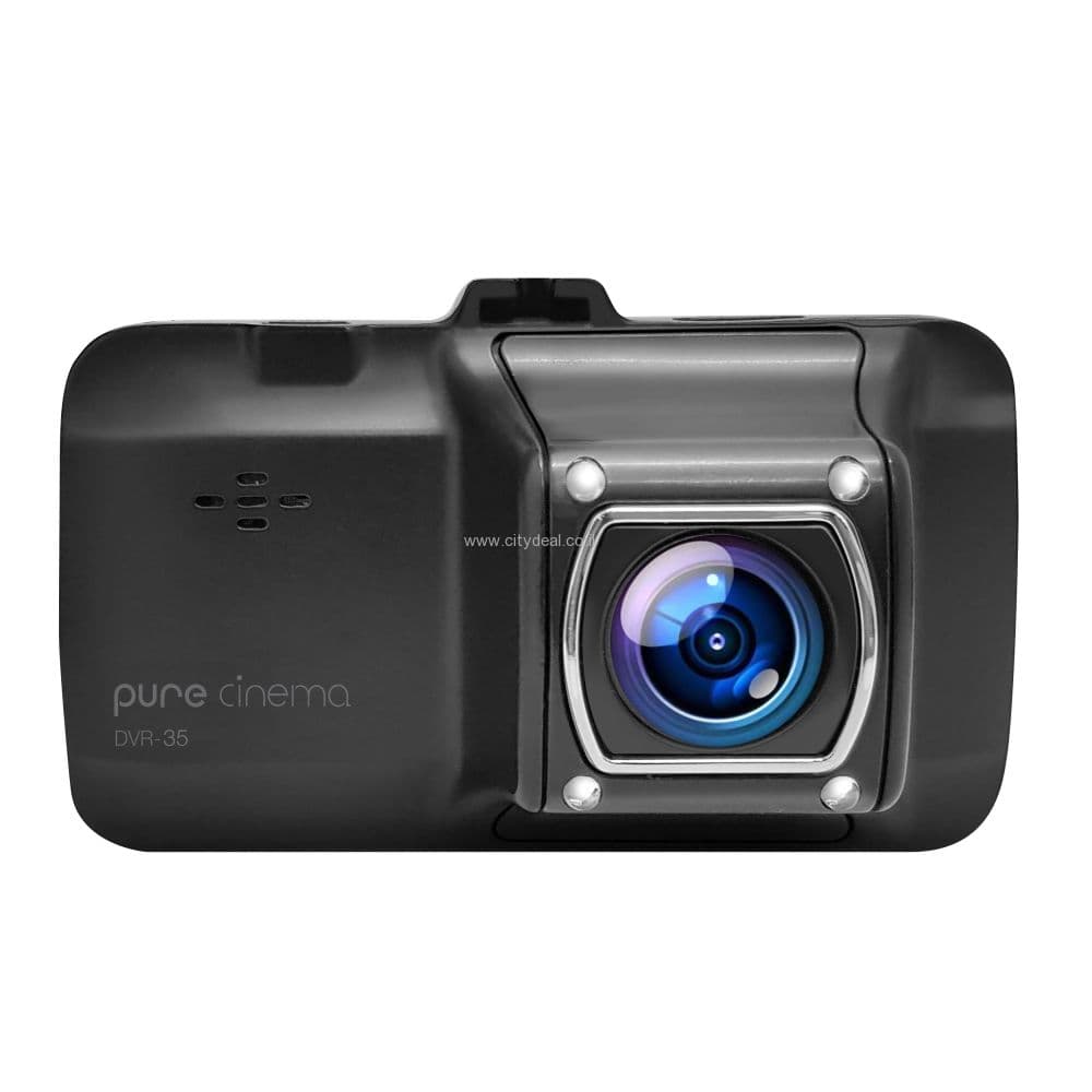 מצלמת דרך לרכב עם תאורת לילה Pure Cinema דגם DVR-35 יבואן רשמי