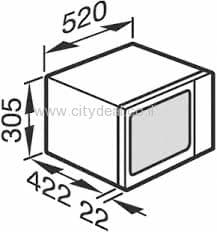 מיקרוגל Miele M6012 ‏26 ‏ליטר מילה יבואן רשמי