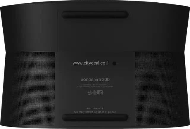 רמקול חכם Sonos Era 300 – סאונד מרחבי עוצמתי עם Bluetooth ו-AirPlay צבע שחור | יבואן רשמי-משלוח מהיר