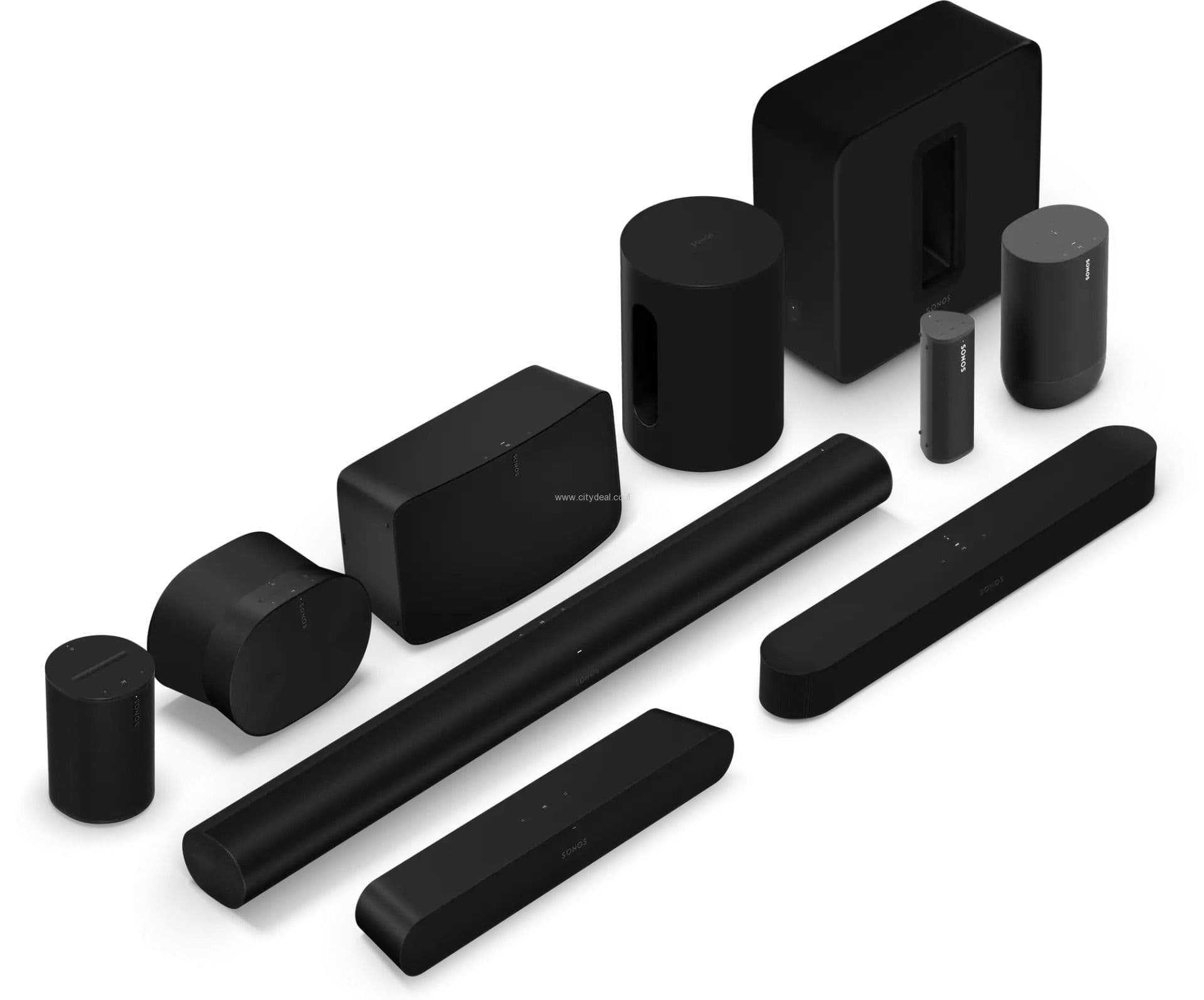 רמקול חכם Sonos Era 300 – סאונד מרחבי עוצמתי עם Bluetooth ו-AirPlay צבע שחור | יבואן רשמי-משלוח מהיר