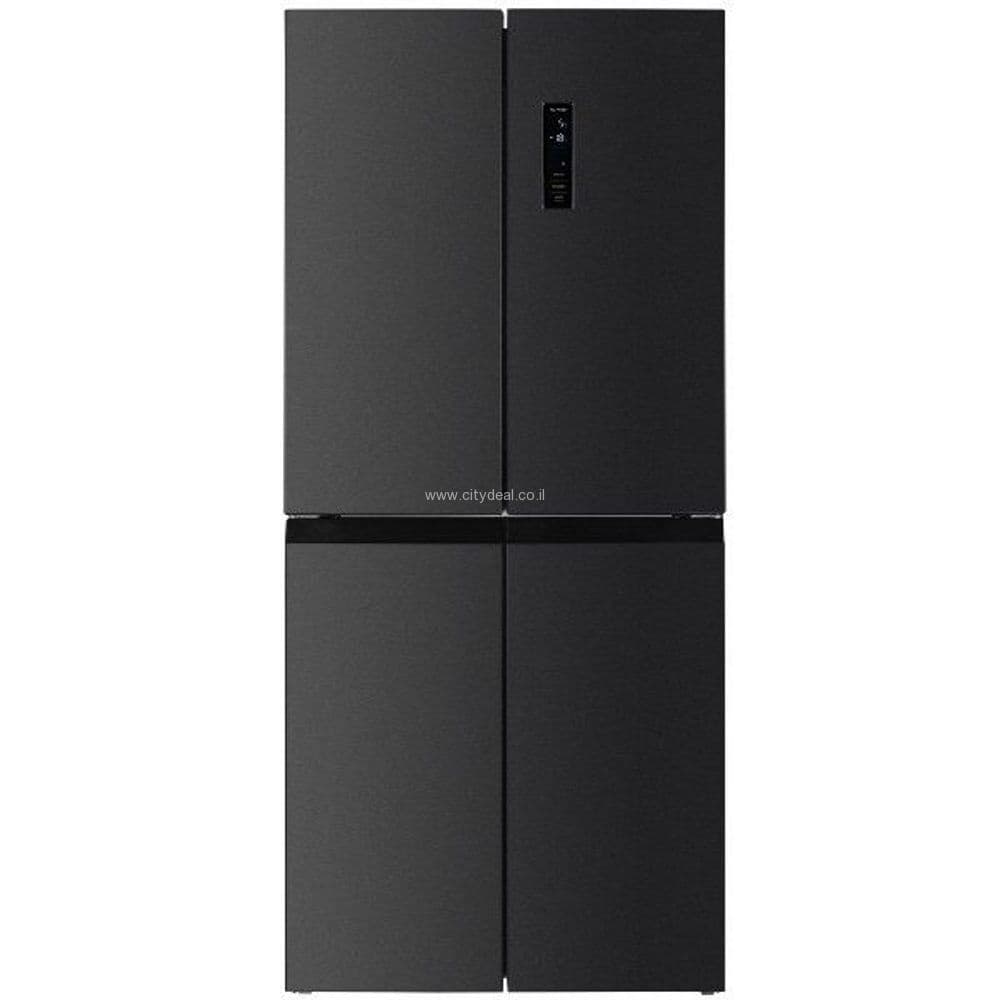 מקרר 4 דלתות Haier HRF-4494BX – בנפח 472 ליטר עם Inverter וגימור נירוסטה מושחרת | יבואן רשמי