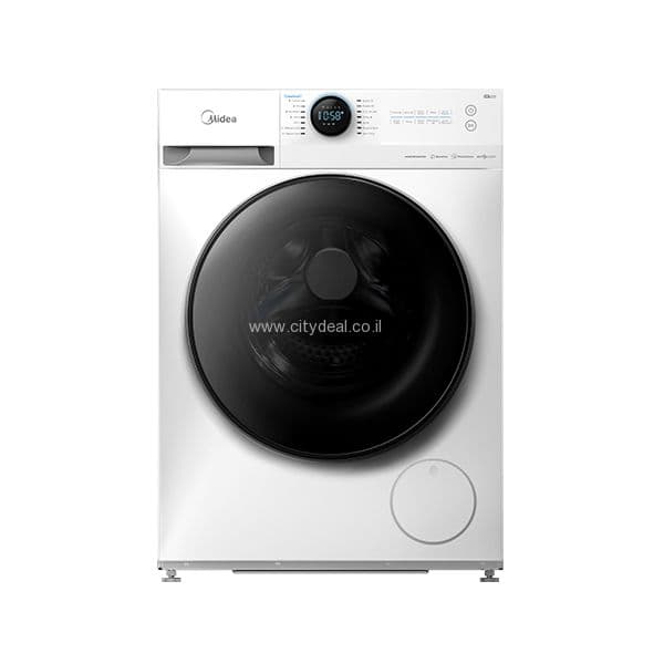 מכונת כביסה פתח חזית 12 ק״ג Midea MF200W120W עם WiFi ‏1400 סל״ד - יבואן רשמי | משלוח מהיר