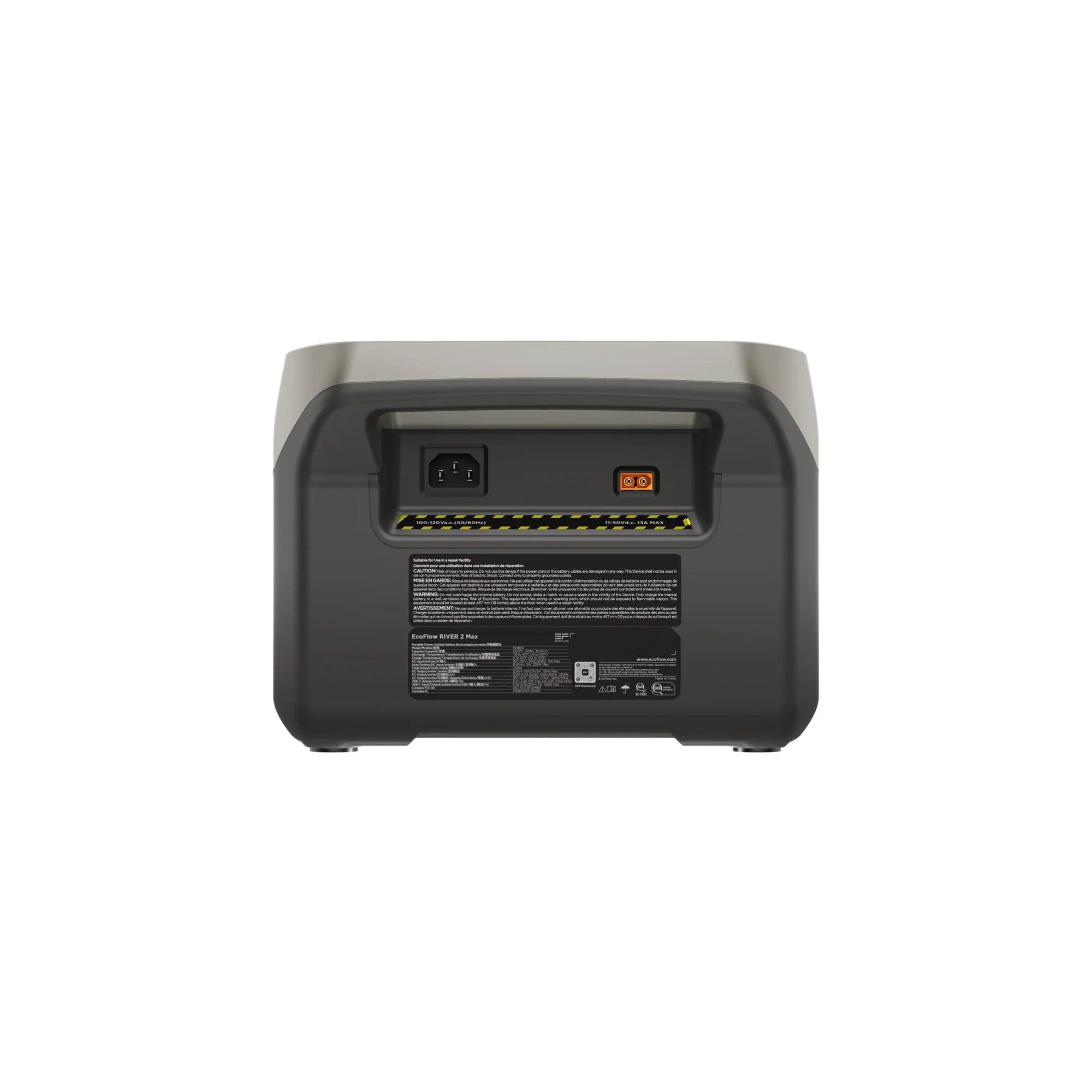 תחנת כוח ניידת EcoFlow RIVER 2 Max ‏512Wh – טעינה מלאה בשעה, LiFePO4 ו־X-Boost עד 1000W | יבואן רשמי-משלוח מהיר