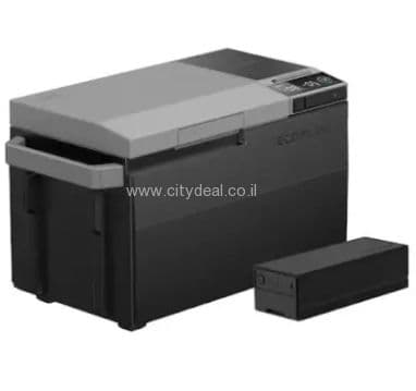 מקרר מקפיא נייד EcoFlow GLACIER 38L Dual Zone עם מכונת קרח וסוללה 298Wh | יבואן רשמי