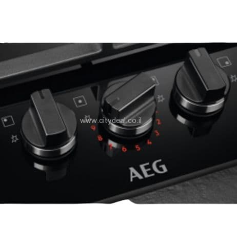 כיריים גז 75 ס״מ AEG HKB75550NB יבואן רשמי