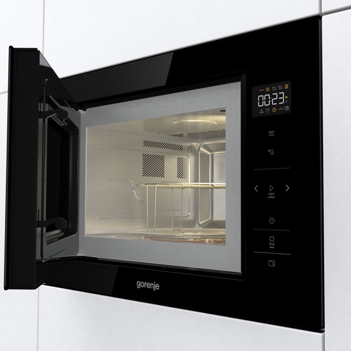 מיקרוגל בנוי עם גריל gorenje דגם BM251SG