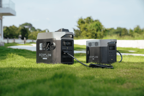 קיט תחנת כוח ניידת ECOFLOW DELTA2000MAX + תא הרחבה + גנרטור חכם