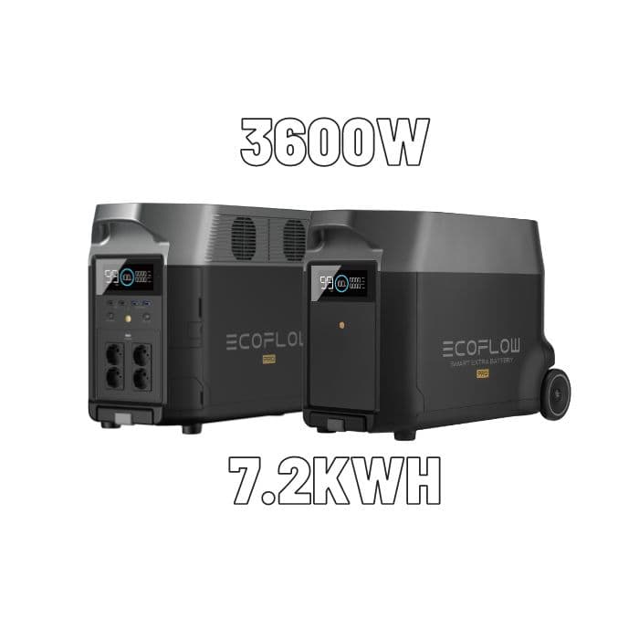קיט תחנת כח ניידת ECOFLOW DELTA PRO 3600+ תא הרחבה