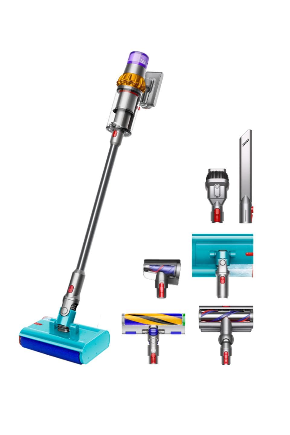Dyson V15s Detect Submarine – שואב אבק שוטף אלחוטי חכם לניקוי מתקדם | יבואן רשמי
