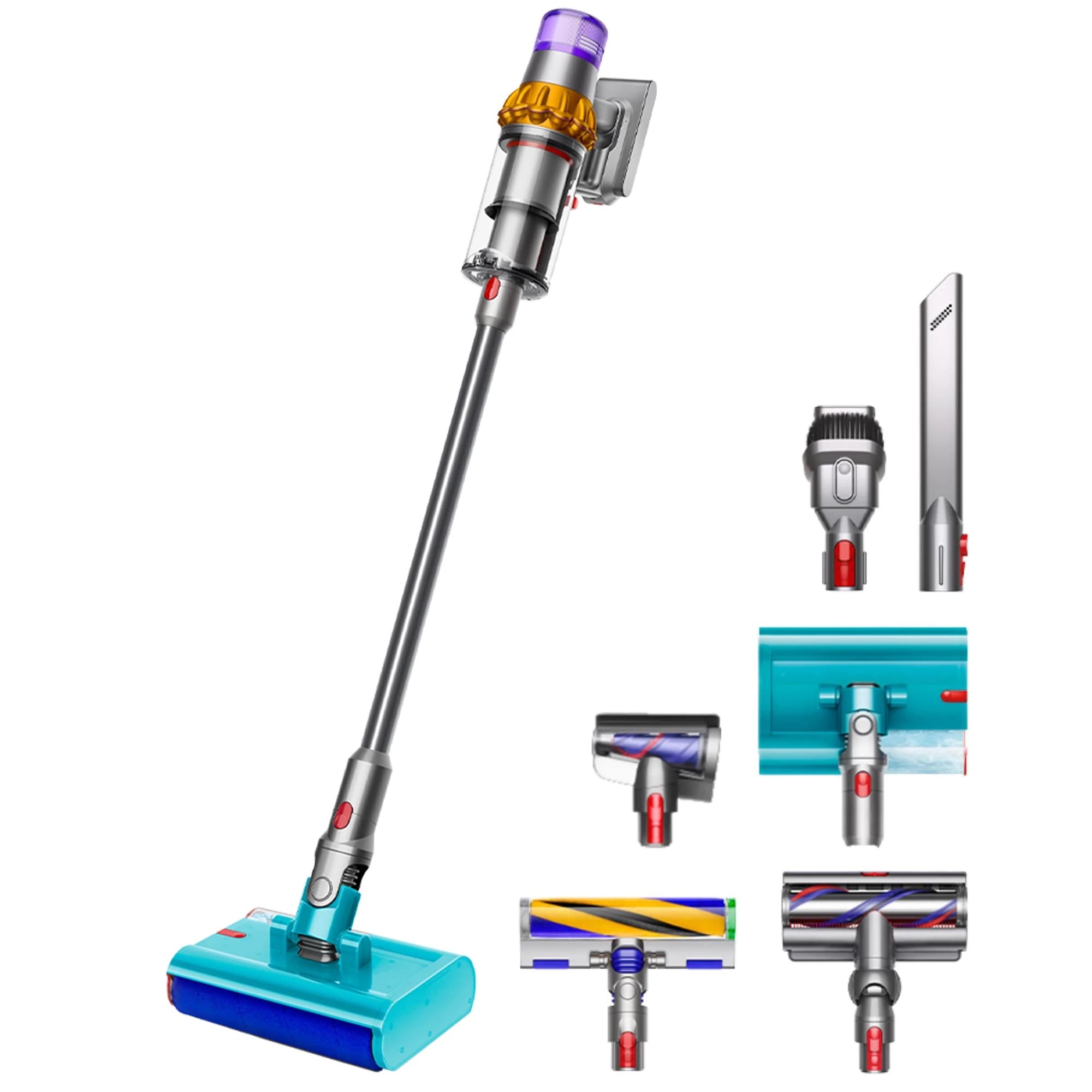 Dyson V15s Detect Submarine – שואב אבק שוטף אלחוטי חכם לניקוי מתקדם | יבואן רשמי